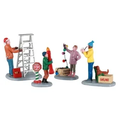 LEMAX Personnages Opération décoration de Noël