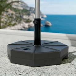 MOBELLIA Pied de parasol universel à remplir 28L Noir Best
