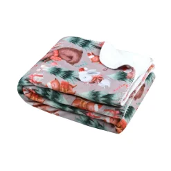 STOF Plaid de Noël (130 x 160 cm) Lucien Multicolore Outlet