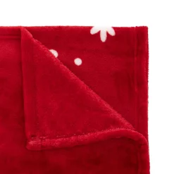 FEERIC LIGHTS Plaid de Noël (130 x 180 cm) Merry Christmas Rouge Outlet