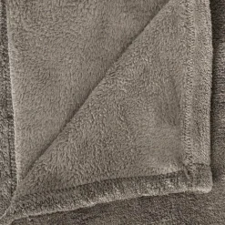 ATMOSPHERA Plaid doux (150 cm) Tendresse Taupe Sale