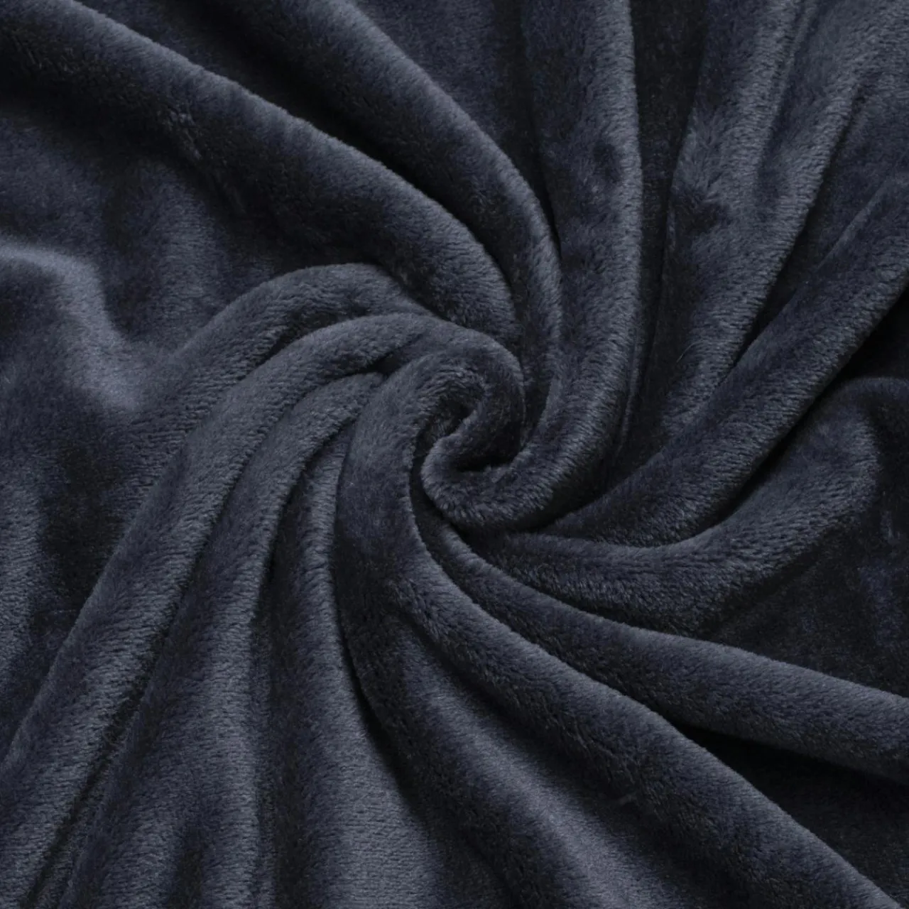 EMINZA Plaid doux flanelle (180 x 230 cm) Didou Gris Anthracite Online