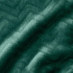 EMINZA Plaid doux flanelle (220 x 240 cm) Zag Vert Outlet