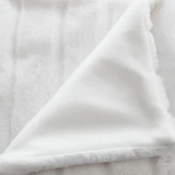 ATMOSPHERA Plaid doux (120 x 160 cm) Manoir Blanc Best
