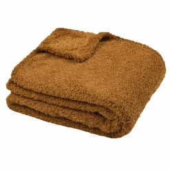 LOVELY CASA Plaid doux (180 x 220 cm) Montreal Camel Online