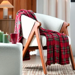 STOF Plaid doux (140 x 200 cm) Willis Rouge Outlet