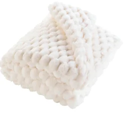 douceur d'intu017drieur Plaid fausse fourrure (220 x 240 cm) Frosty Ecru Outlet