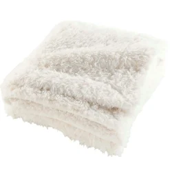 douceur d'intu017drieur Plaid fausse fourrure (220 x 240 cm) Mouton Ecru Online