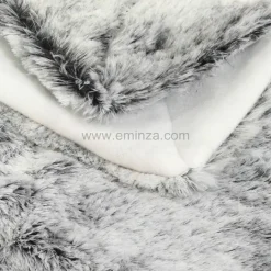ENJOY HOME Plaid fausse fourrure (130 x 150 cm) Ours Gris Discount
