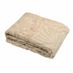 LOVELY CASA Plaid polaire (160 cm) Quito Beige Hot