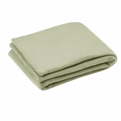 LOVELY CASA Plaid polaire (125 x 150 cm) Carlton Vert sauge Clearance