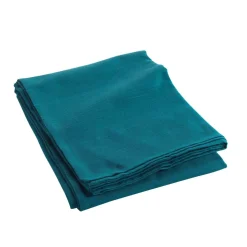 DOUCEUR D'INTERIEUR Plaid polycoton (220 x 240 cm) Lucile Bleu Online