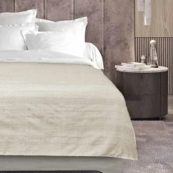 DOUCEUR D'INTERIEUR Plaid polycoton (220 x 240 cm) Lucile Ecru Best