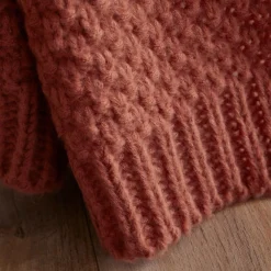 EMINZA Plaid tricot (125 x 150 cm) Tessa Terracotta Online