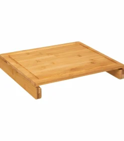 ATMOSPHERA Planche à découper avec bac récupérateur (35 x 28 cm) naturel Bois Online