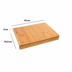 ATMOSPHERA Planche à découper en bambou (45 x 34 cm) Siao Naturel Hot