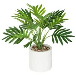 ATMOSPHERA Plante artificielle (H28 cm) Plante grasse en pot Vert