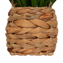 Atmosphera, cru017dateur d'intu017drieur Plante artificielle suspendue dans pot tressé (H27 cm) Moda Costa Vert New