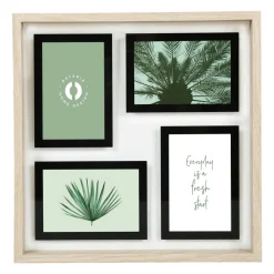 OSTARIA Pêle-mêle mural 4 photos (36 x 36 cm) Néo Beige