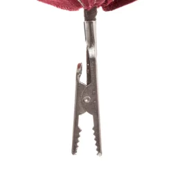 Feeric Lights & Christmas Poinsettia de Noël Kely sur clip (D25 cm) Rouge New