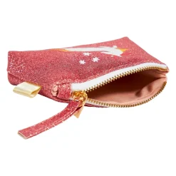 OSTARIA Porte monnaie paillettes enfant (11 cm) Licorne Rose Discount