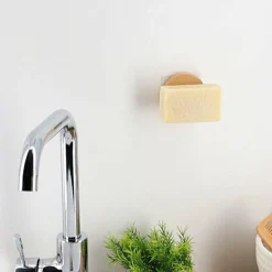 TENDANCE Porte savon adhésif magnétique Easy Chic Naturel Discount
