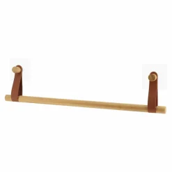 TENDANCE Porte serviette adhésif 1 barre (50 cm) Easy Chic Caramel Clearance