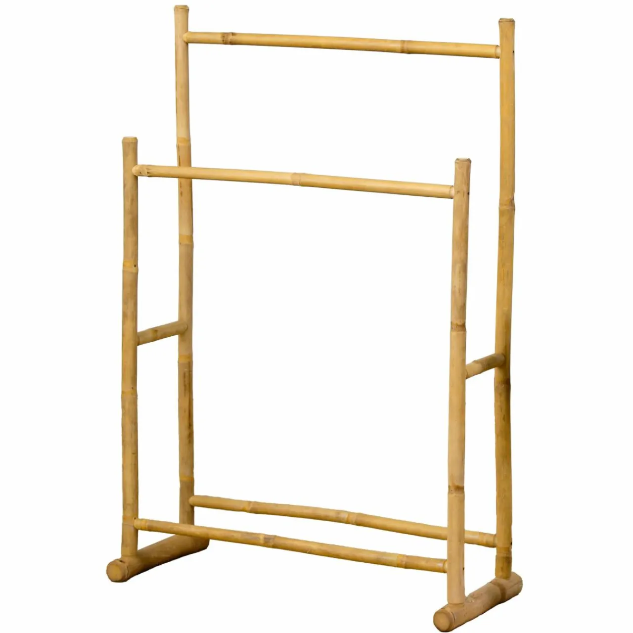 TENDANCE Porte serviette canne de bambou 2 niveaux (H105 cm) Hanoï Naturel Outlet
