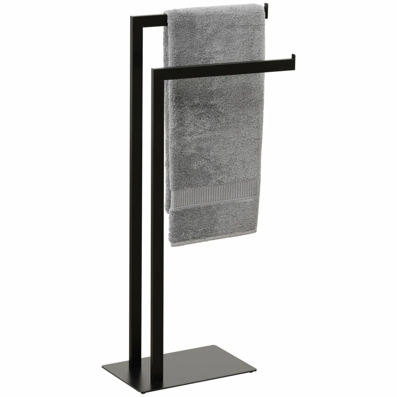 TENDANCE Porte-serviettes 2 barres (H81 cm) Métal Noir Online