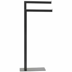 TENDANCE Porte-serviettes 2 barres (H81 cm) Métal Noir Online