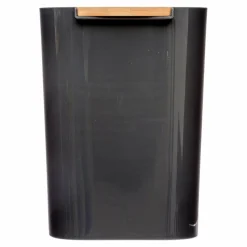 ATMOSPHERA Poubelle en bambou (H24 cm) Baltik Noir Outlet