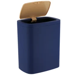 TENDANCE Poubelle salle de bain 5L Cosy Bleu marine Clearance