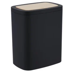 TENDANCE Poubelle salle de bain 5L Cosy Noir New