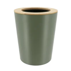 TENDANCE Poubelle salle de bain 5L Purebamboo Vert kaki Clearance