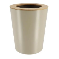 TENDANCE Poubelle salle de bain 5L Purebamboo Taupe Online
