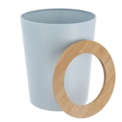 TENDANCE Poubelle salle de bain 5L Purebamboo Bleu clair Clearance