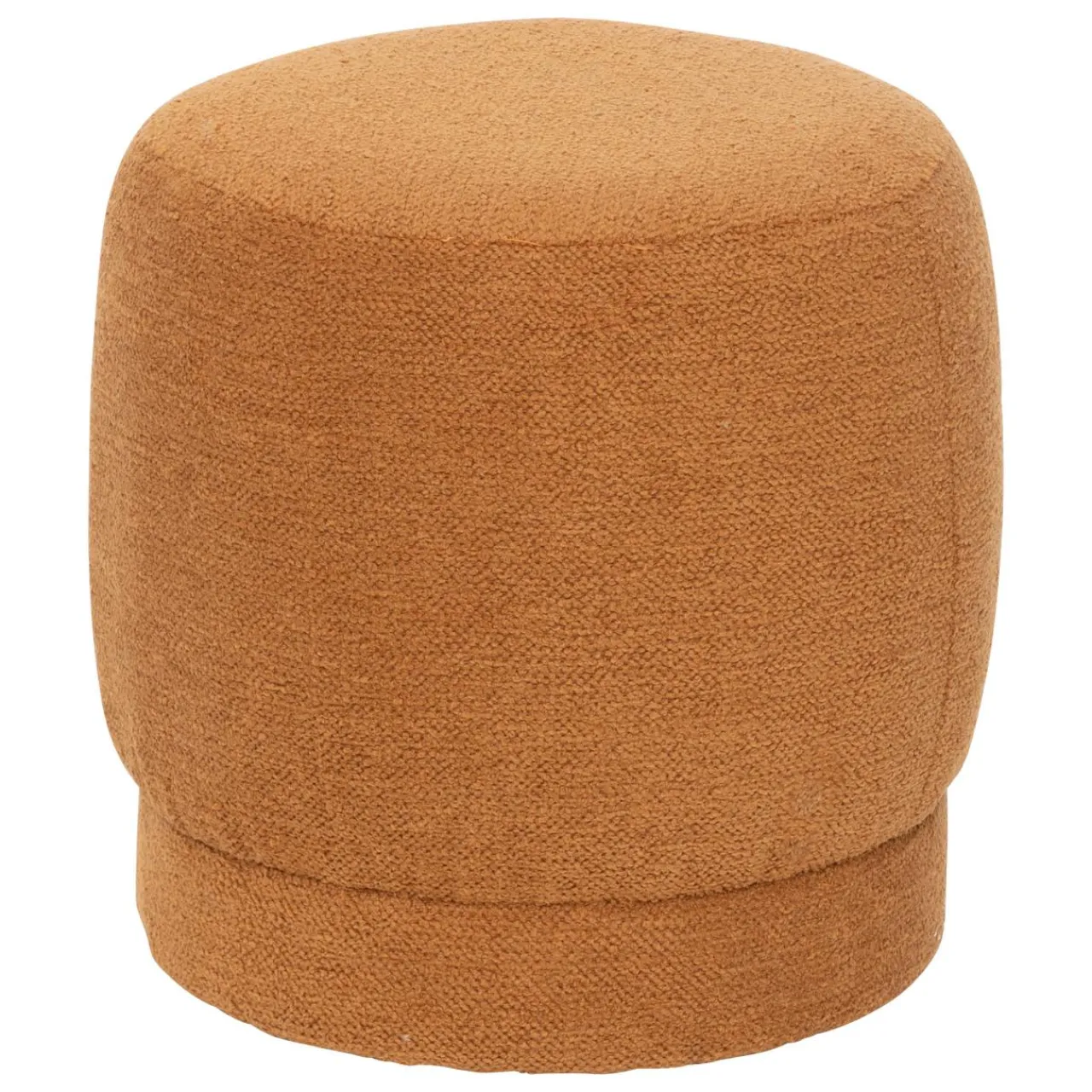 Atmosphera, cru017dateur d'intu017drieur Pouf bouclette (D39 cm) Améa Orange Sale