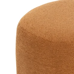 Atmosphera, cru017dateur d'intu017drieur Pouf bouclette (D39 cm) Améa Orange Sale