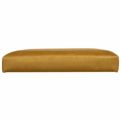 ATMOSPHERA Pouf de rangement double Lilou Jaune moutarde Best