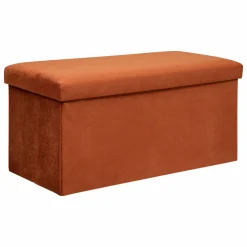 ATMOSPHERA Pouf de rangement double Lilou Ambre Best