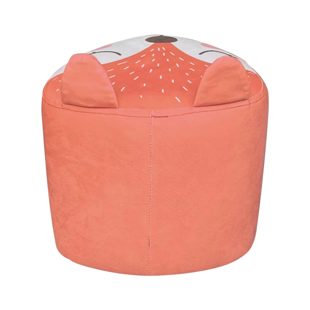 EMINZA Pouf enfant (H25 cm) Renardeau Orange Sale