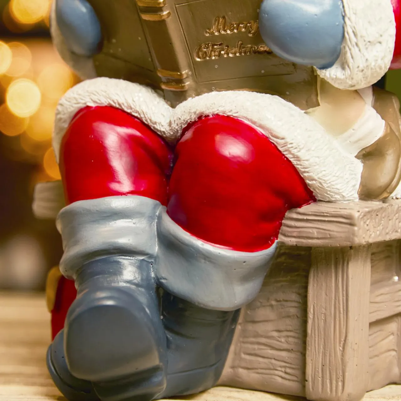 KAEMINGK Père Noël décoratif (H18 cm) Conte de Noël Multicolore Clearance