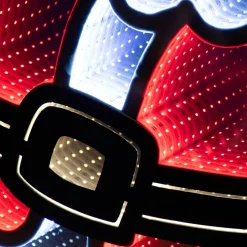 KAEMINGK Père Noël lumineux 891 LED (H120 cm) Infinity Blanc froid et Multicolore New
