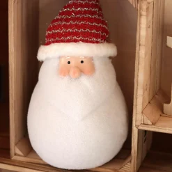KAEMINGK Père Noël lumineux à piles 4 LED (H31 cm) Ennry Blanc chaud Best