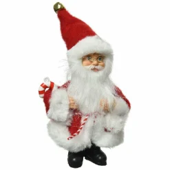 KAEMINGK Père Noël à suspendre (H13 cm) Marco Rouge Discount