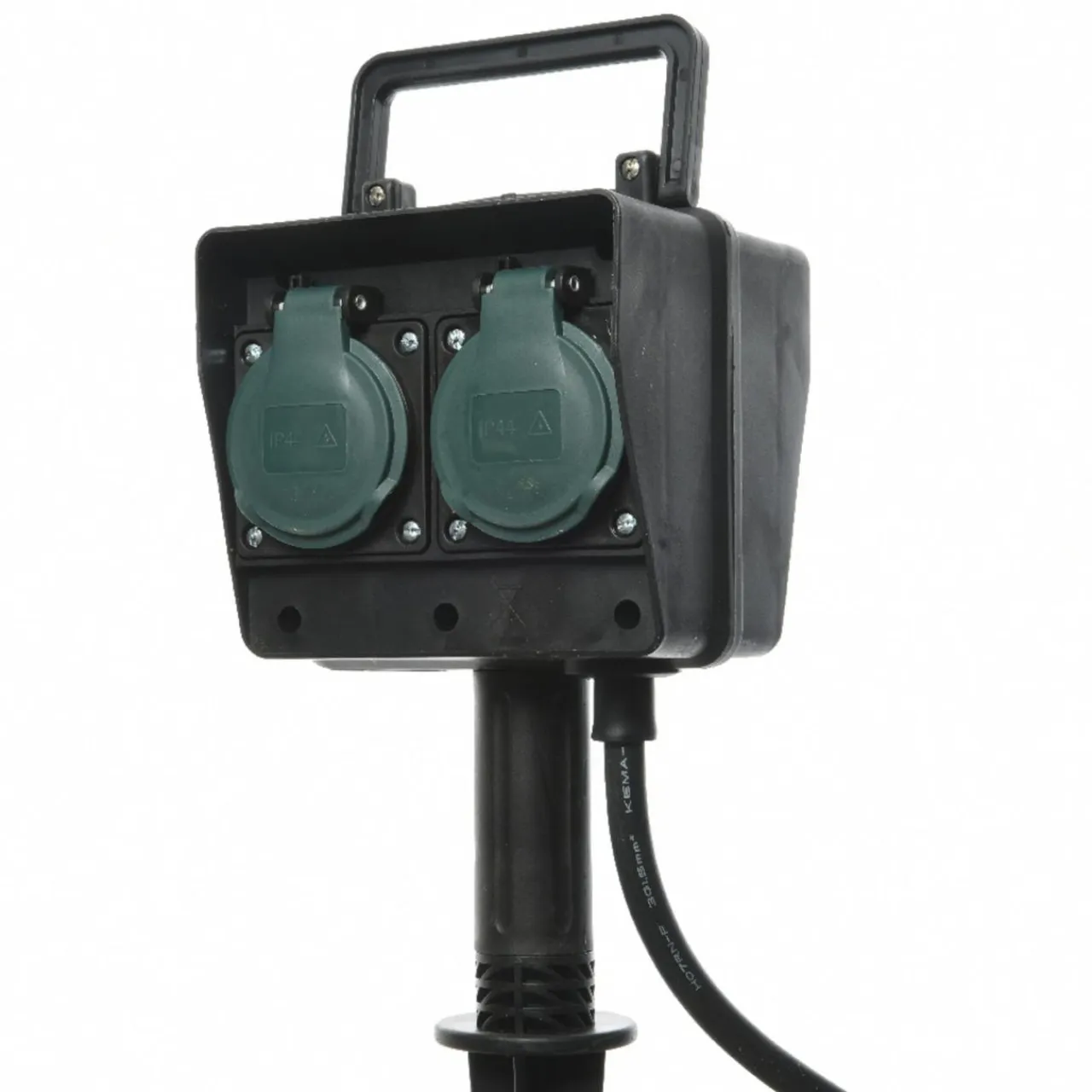 KAEMINGK Prise piquet de jardin programmable 2 pôles
