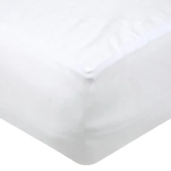 STOF Protège-matelas alèse molleton imperméable (180 x 200 cm) Serena Blanc Hot