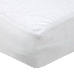 STOF Protège-matelas alèse éponge imperméable (180 x 200 cm) Sonia Blanc Clearance
