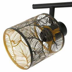 OSTARIA Rampe de spot 2 abat-jours (L35 cm) Calathea Noir Online