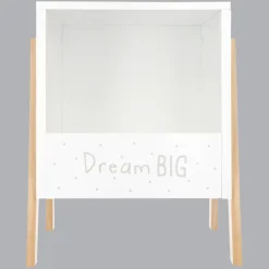 ATMOSPHERA Rangement enfant casier bois (H40 cm) Ecriture Blanc Discount